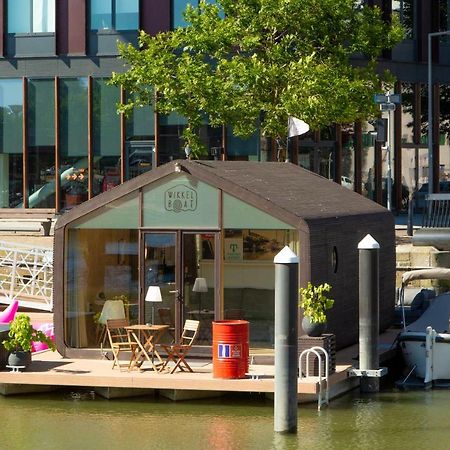 Wikkelboats At Wijnhaven Hotel Rotterdam Exterior photo