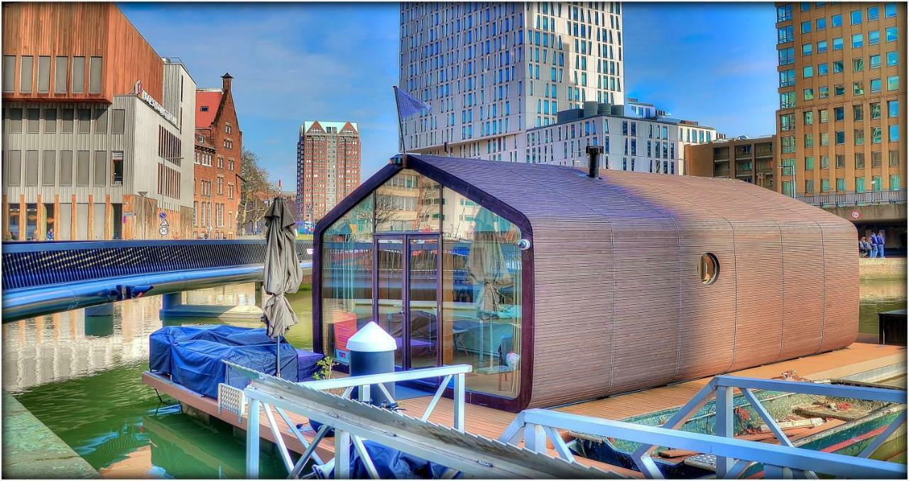 Wikkelboats At Wijnhaven Hotel Rotterdam Exterior photo