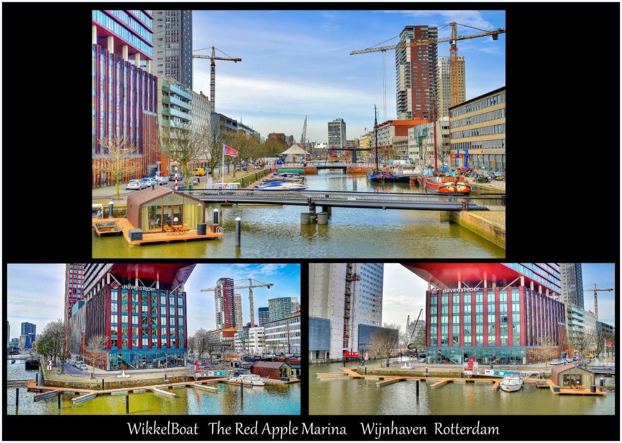 Wikkelboats At Wijnhaven Hotel Rotterdam Exterior photo