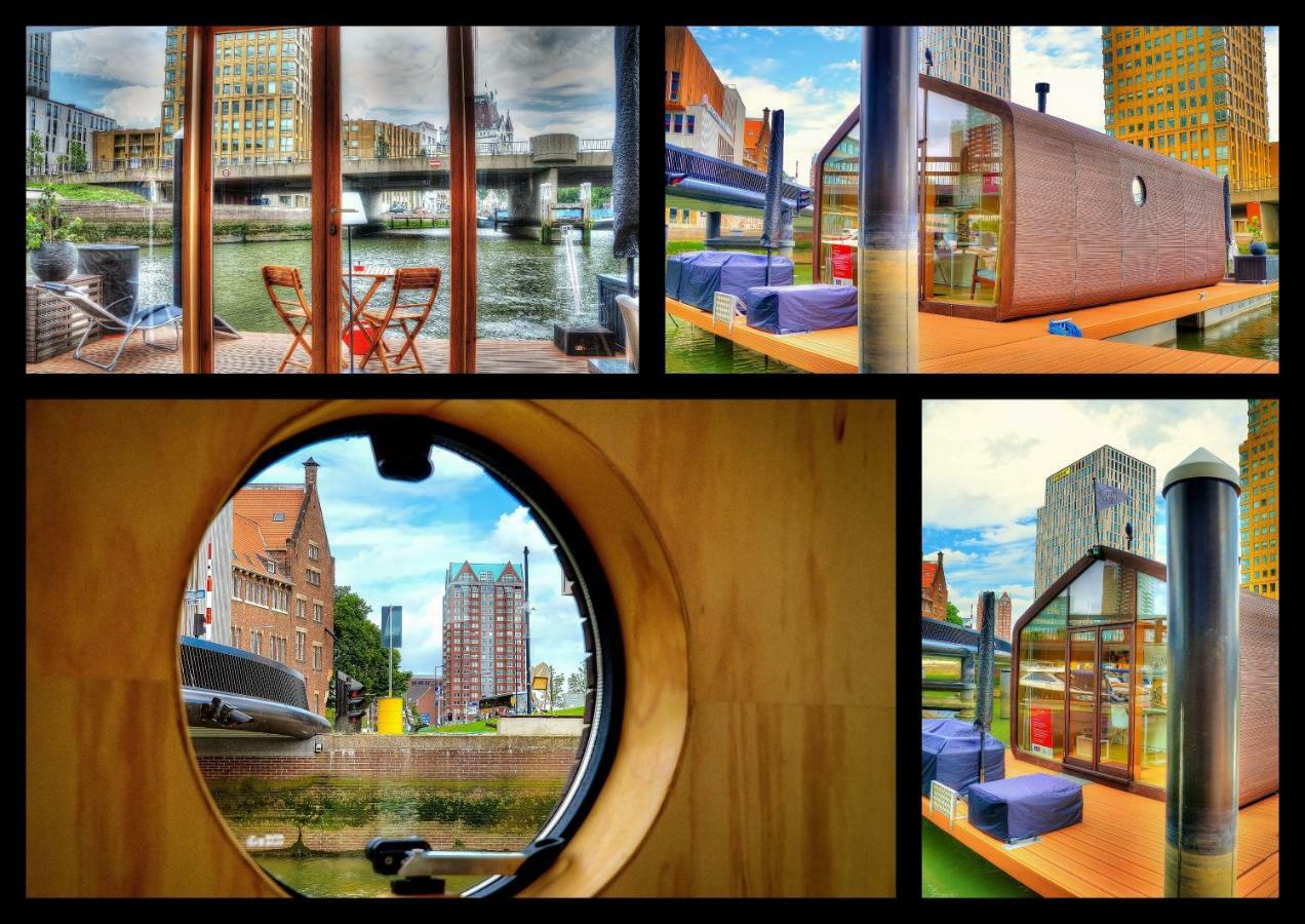 Wikkelboats At Wijnhaven Hotel Rotterdam Exterior photo