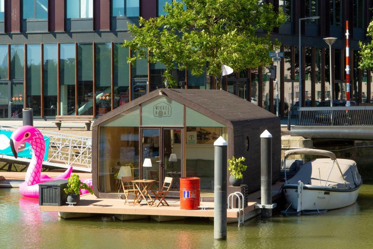 Wikkelboats At Wijnhaven Hotel Rotterdam Exterior photo