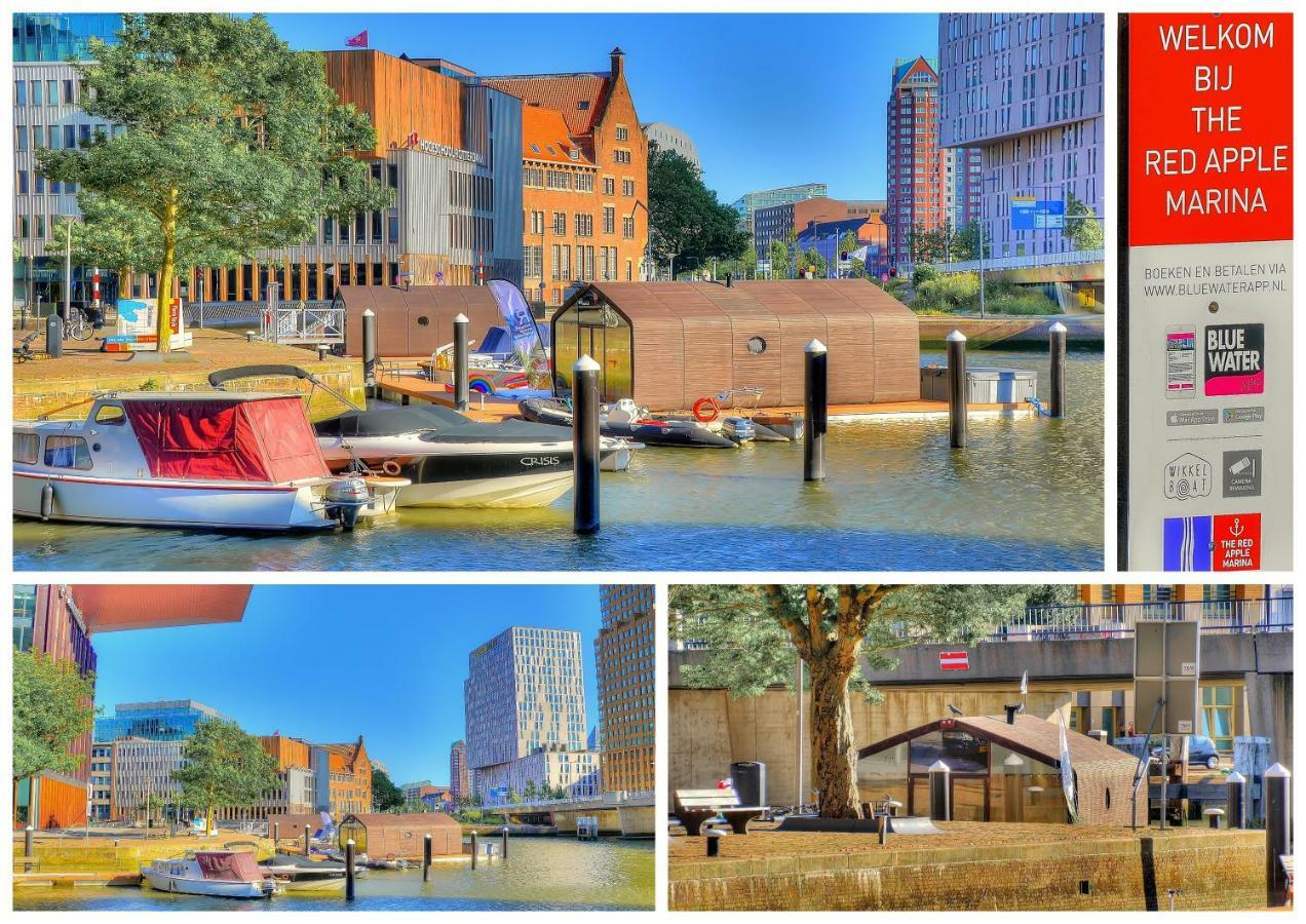 Wikkelboats At Wijnhaven Hotel Rotterdam Exterior photo